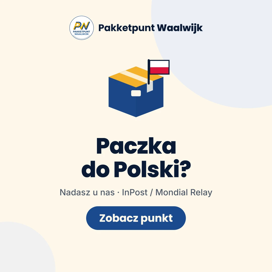 Pakketpunt Waalwijk — paczka do Polski