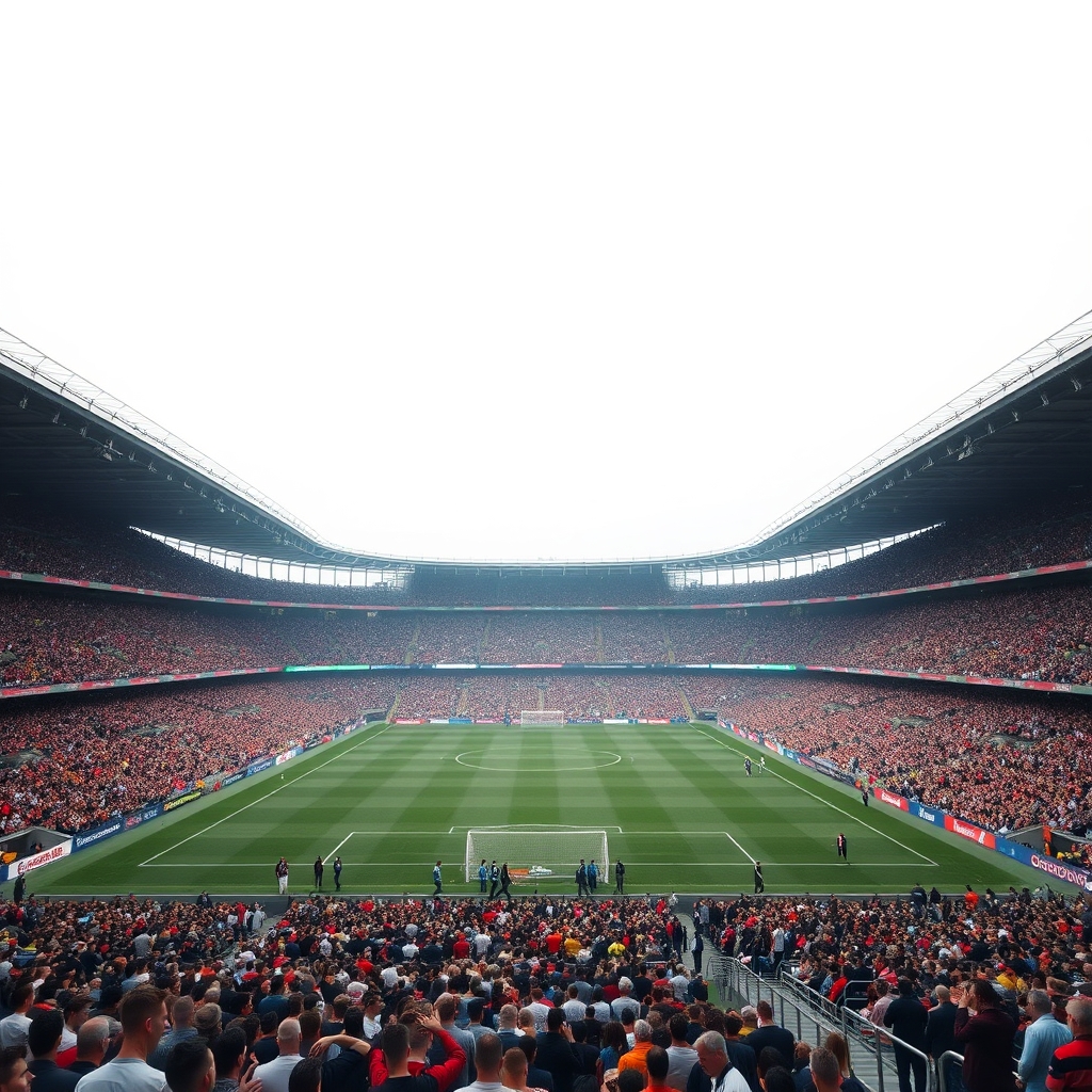 Stadion piłkarski podczas meczu Mistrzostw Świata