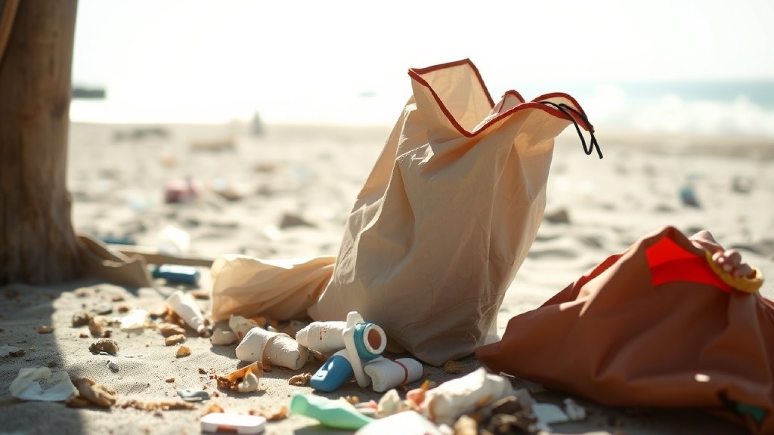 Nakrętki znikają z miast, ale plaże wciąż zanieczyszczone
