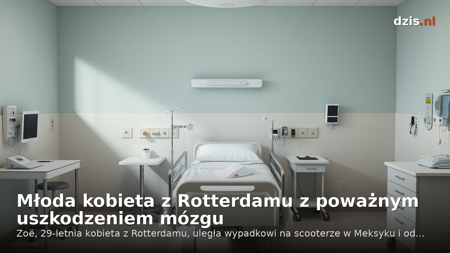 Młoda kobieta z Rotterdamu z poważnym uszkodzeniem mózgu