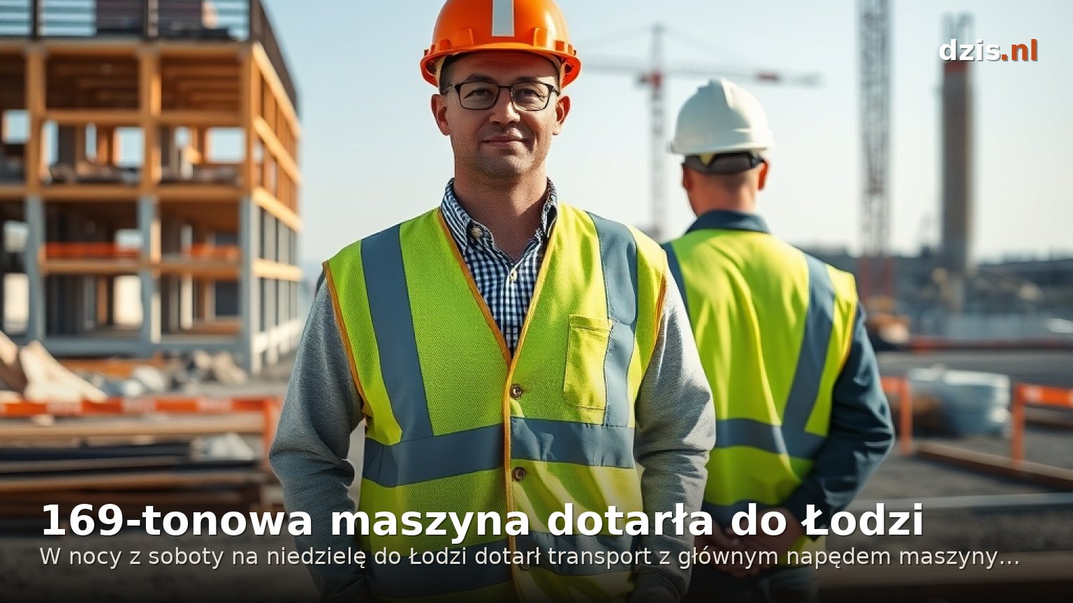 169-tonowa maszyna dotarła do Łodzi