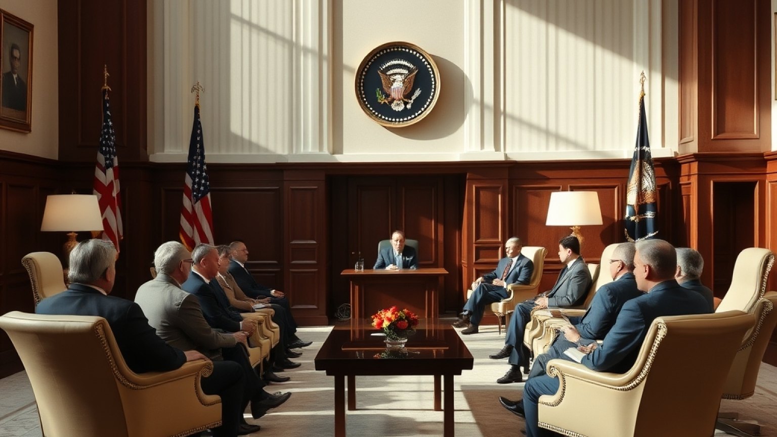 Prezydent USA spotkał się z tymczasową przywódczynią Wenezueli
