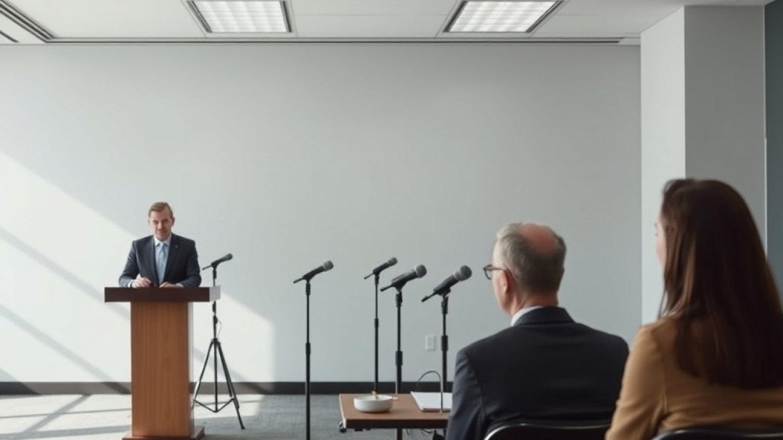 Konferencja prasowa Irlandii przerwana