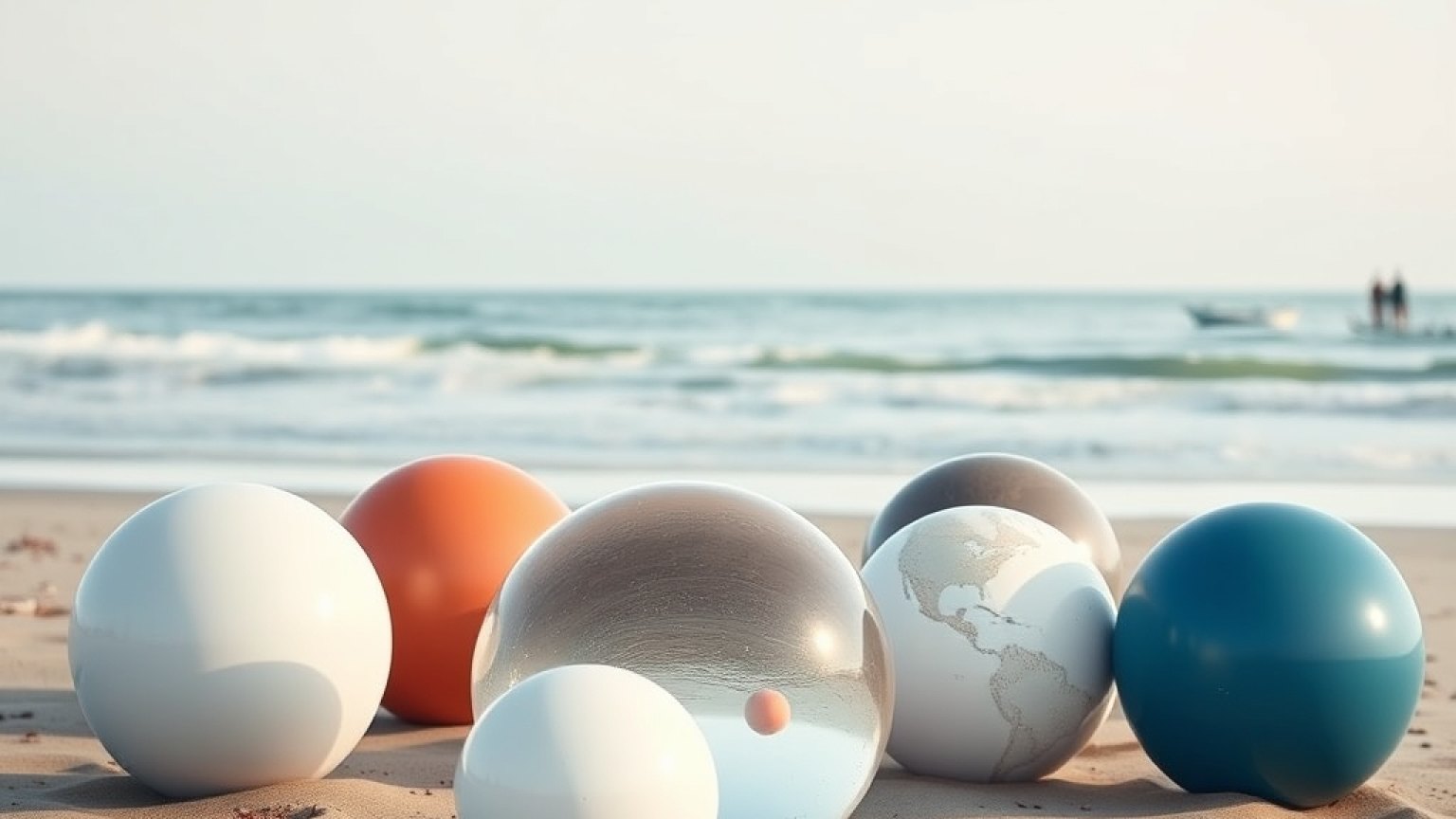 Tajemnicze kule na plaży w Australii